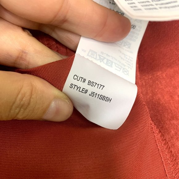 BILLABONG Redwood Shine On Silky Wrap Top Sz S - Picture 10 of 10